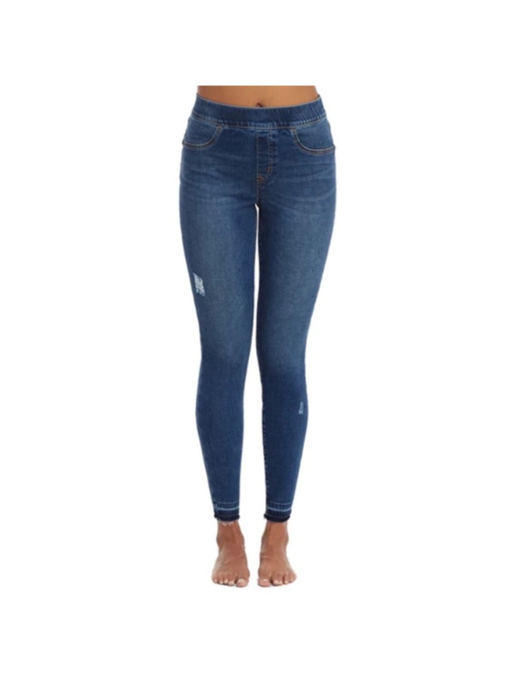 Spanx distressed denim legging Size Small NWT